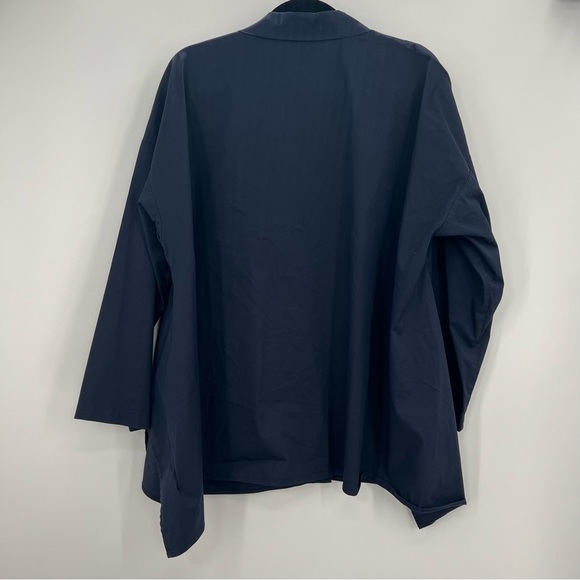 Stella Carakasi Button Up Tunic Blouse Shirt Top Oversized Poplin Size L /XL - Picture 7 of 7